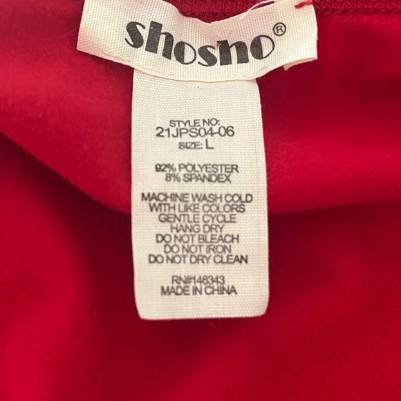 Shosho Red Santa's Helper Pajama Onesie - Picture 4 of 4